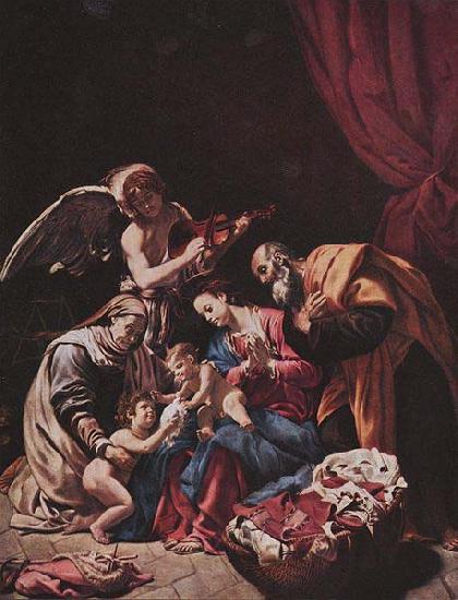 Orazio Borgianni Hl. Familie oil painting picture